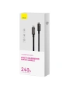Hurtownia GSM - Kabel Baseus Tungsten Gold USB-C/USB-C 240W 2m (černý) - BSU4260 - {ean13} - Hurt