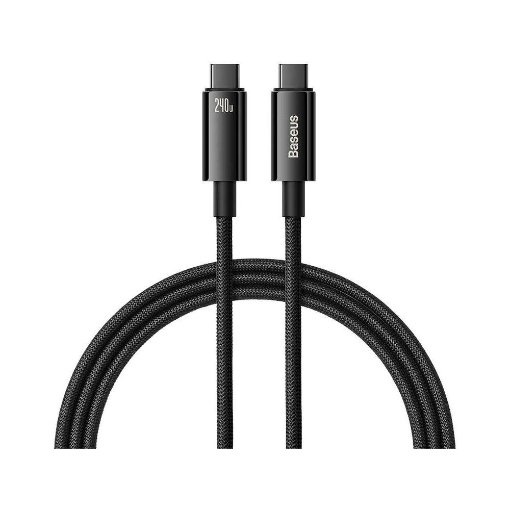 Hurtownia GSM - Kabel Baseus Tungsten Gold USB-C/USB-C 240W 1m (schwarz) - BSU4261 - {ean13} - Hurt