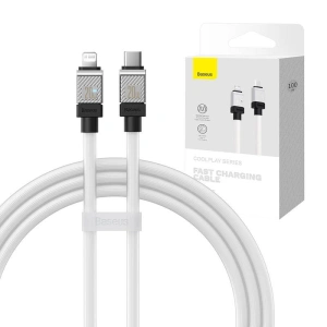 Kabel Baseus CoolPlay Serie USB-C/Lightning 20W 1m (weiß)