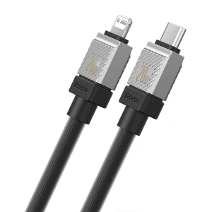 Kabel Baseus CoolPlay Series USB-C/Lightning 20W 2m (schwarz)