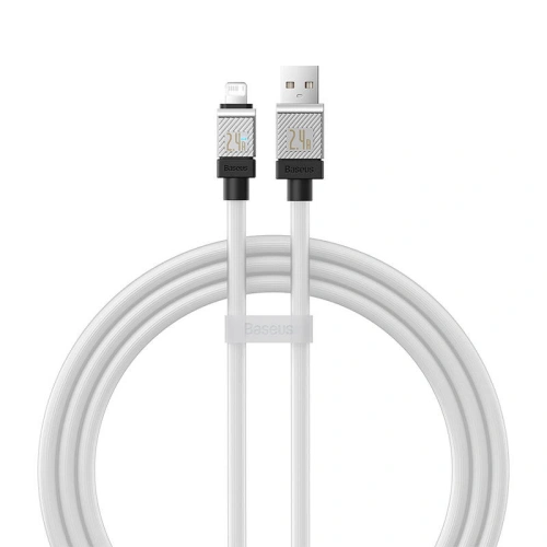 Kabel Baseus CoolPlay Series USB-A/Lightning 2.4A 1m (biały)