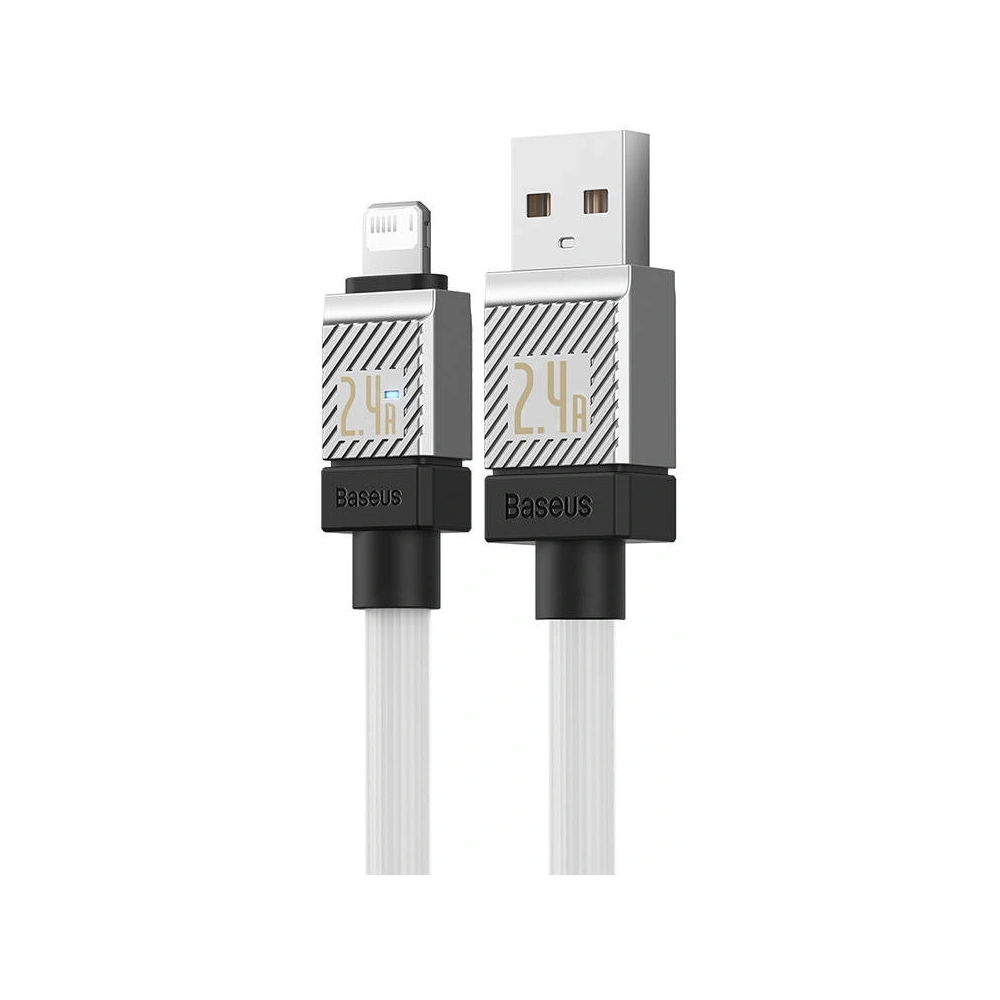 Hurtownia GSM - Cablul Baseus CoolPlay Series USB-A/Lightning 2.4A 1m (alb) - BSU4273 - {ean13} - Hurt