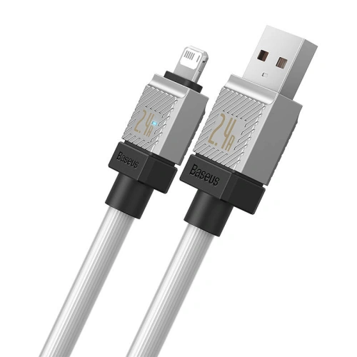 Kabel Baseus CoolPlay Series USB-A/Lightning 2.4A 1m (biały)