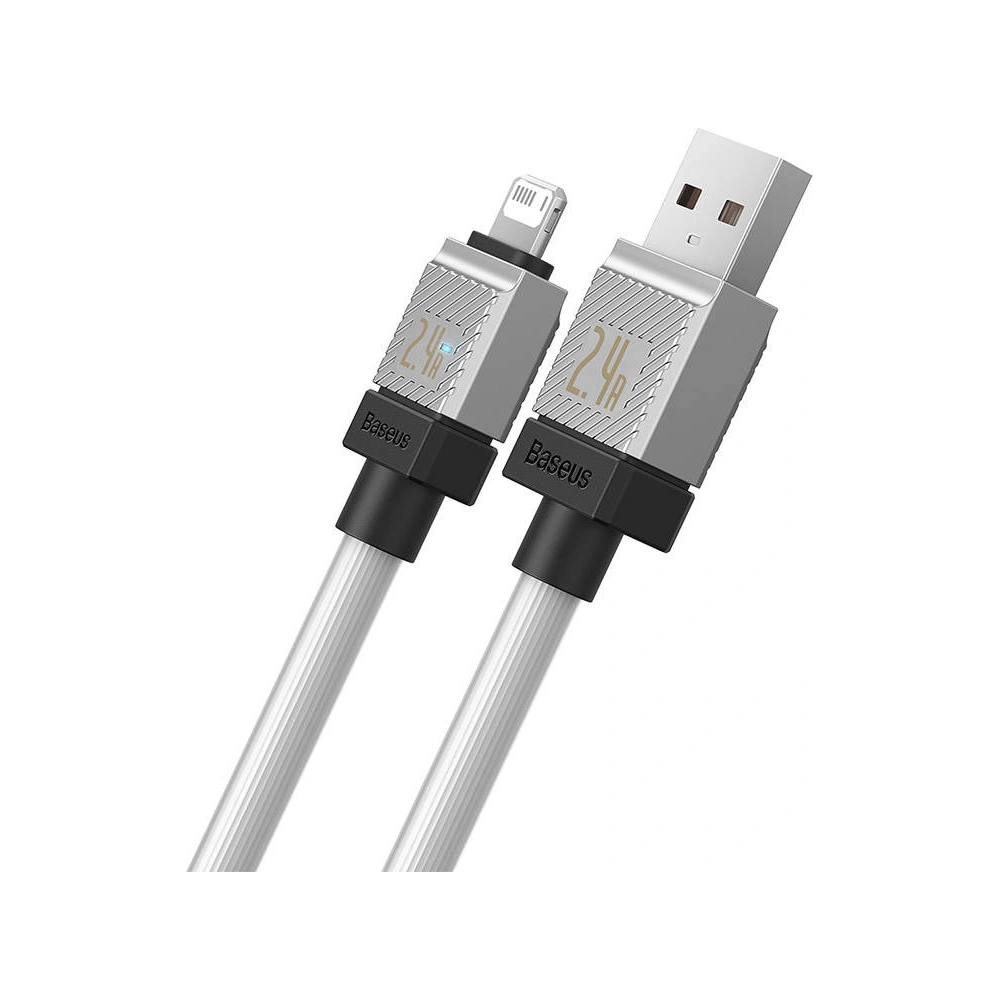 Hurtownia GSM - Cablul Baseus CoolPlay Series USB-A/Lightning 2.4A 1m (alb) - BSU4273 - {ean13} - Hurt