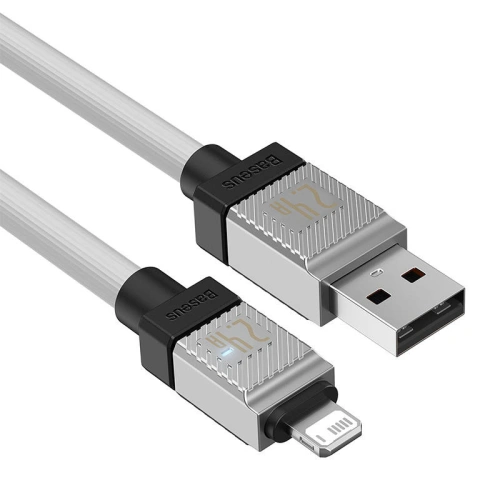 Kabel Baseus CoolPlay Series USB-A/Lightning 2.4A 1m (biały)