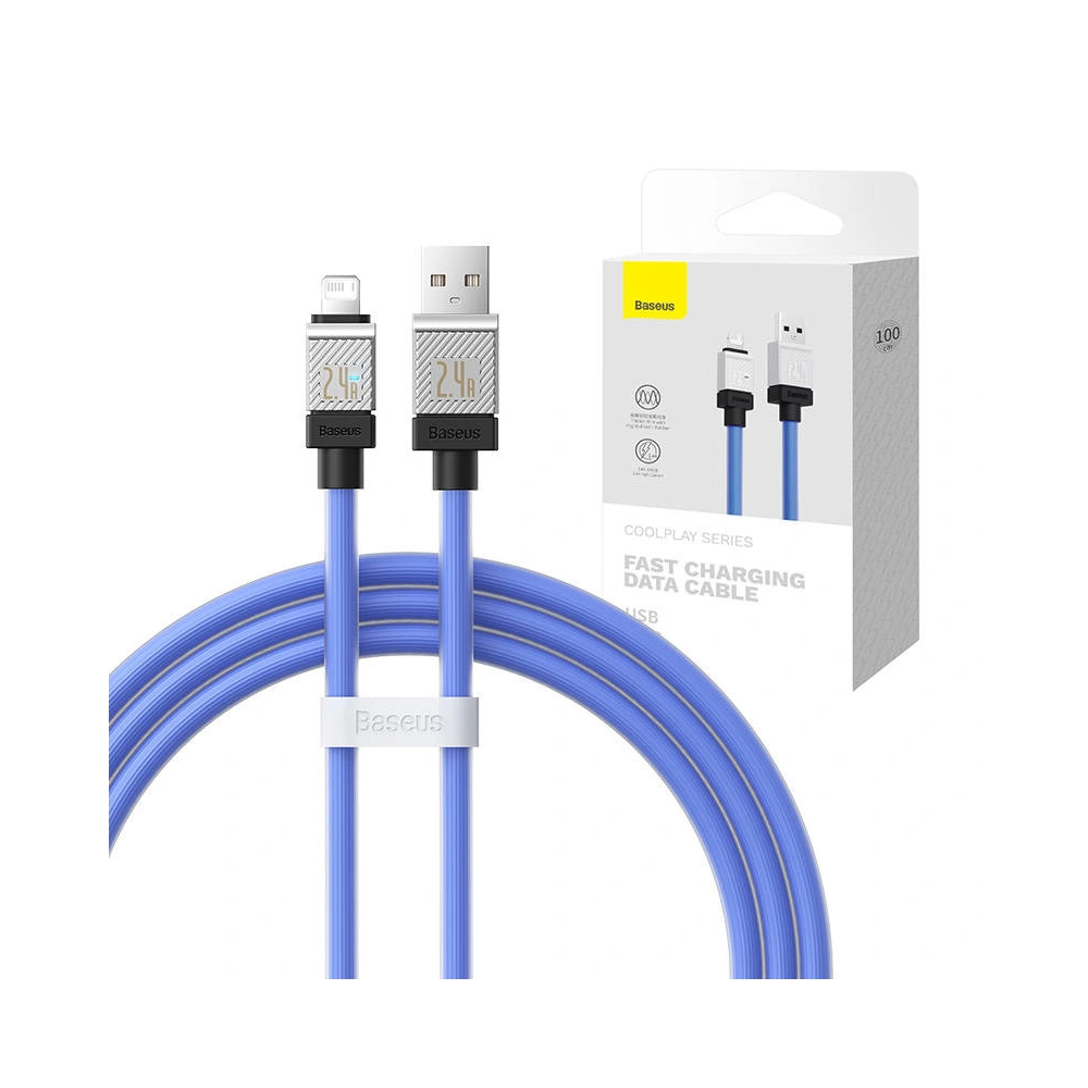Hurtownia GSM - Cablul Baseus CoolPlay Series USB-A/Lightning 2.4A 1m (mov) - BSU4274 - {ean13} - Hurt