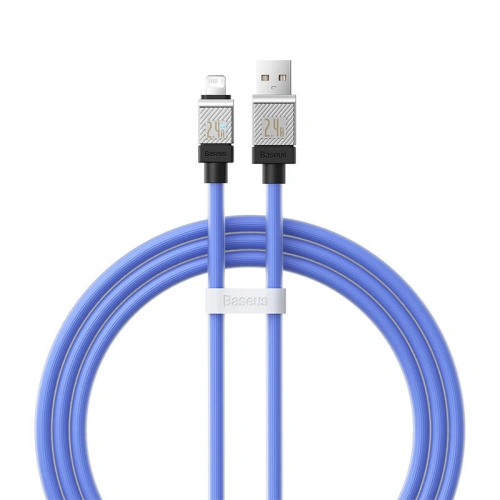 Kabel Baseus CoolPlay Series USB-A/Lightning 2.4A 1m (fioletowy)