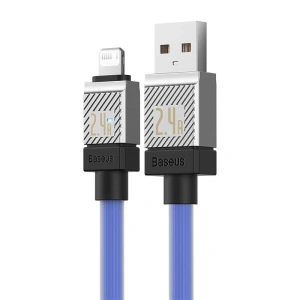 Kabel Baseus CoolPlay Series USB-A/Lightning 2.4A 1m (fioletowy)