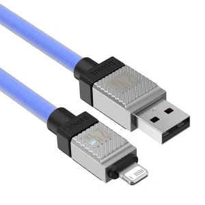 Kabel Baseus CoolPlay Series USB-A/Lightning 2.4A 1m (fioletowy)