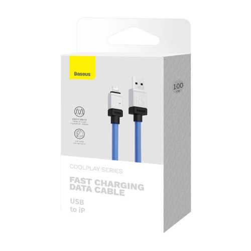 Kabel Baseus CoolPlay Series USB-A/Lightning 2.4A 1m (fioletowy)