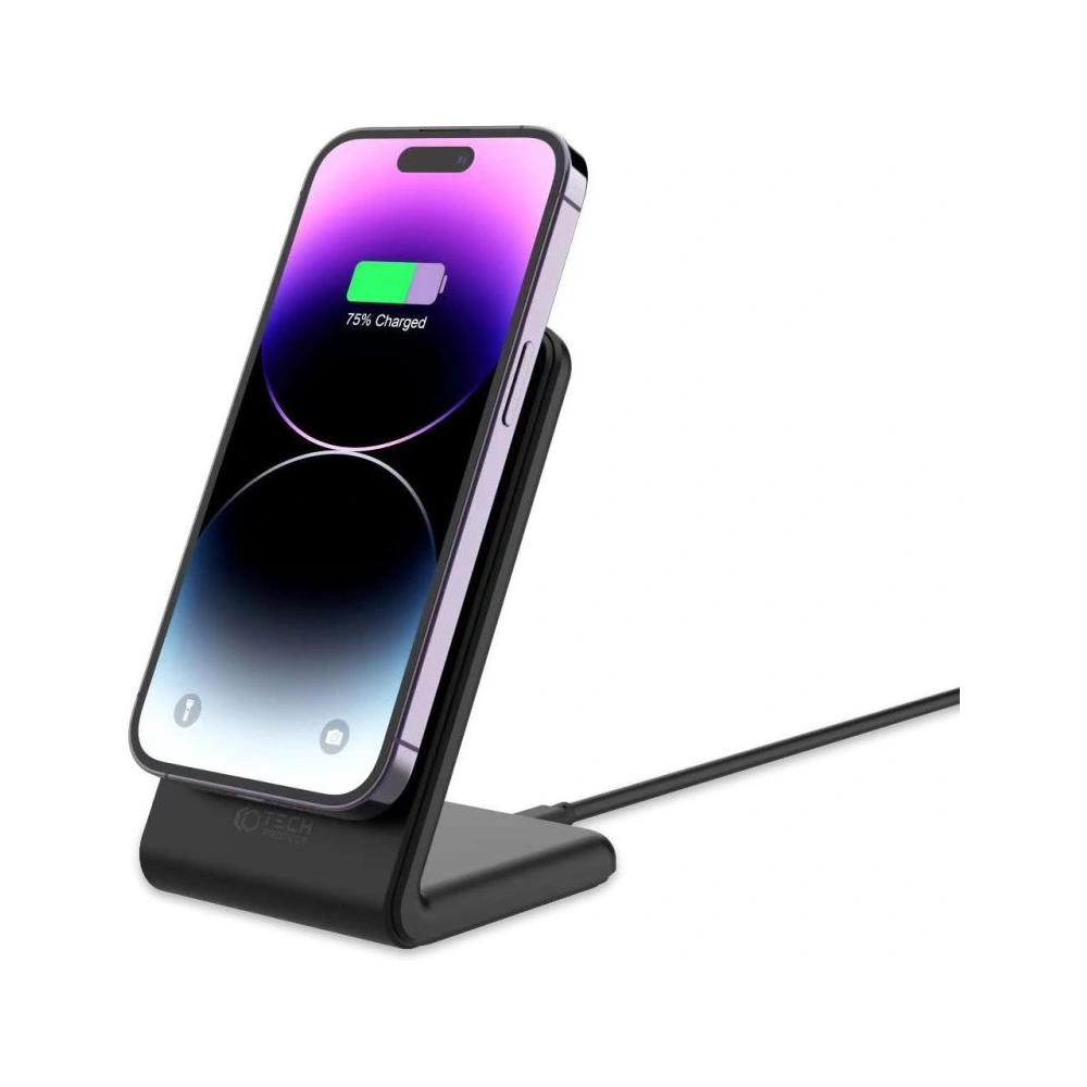 Hurtownia GSM - Bezdrátová nabíječka MagSafe Tech-Protect Qi15W-A23 Magnetic Wireless Charger Black - THP2024 - {ean13} - Hurt