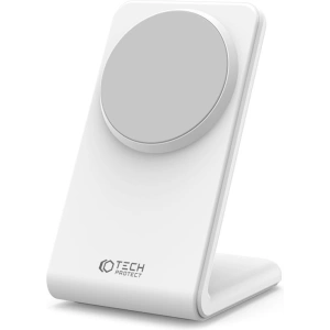 Hurtownia GSM - Ładowarka bezprzewodowa MagSafe Tech-Protect Qi15W-A23 Magnetic Wireless Charger White - THP2025 - {ean13} - Hurt
