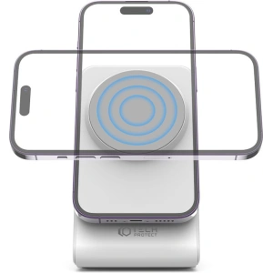 Hurtownia GSM - MagSafe vezeték nélküli töltő Tech-Protect Qi15W-A23 Magnetic vezeték nélküli töltő fehér - THP2025 - {ean13} - Hurt