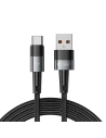 Kabel Tech-Protect Ultraboost USB-A/USB-C 66W 6A 200cm šedý