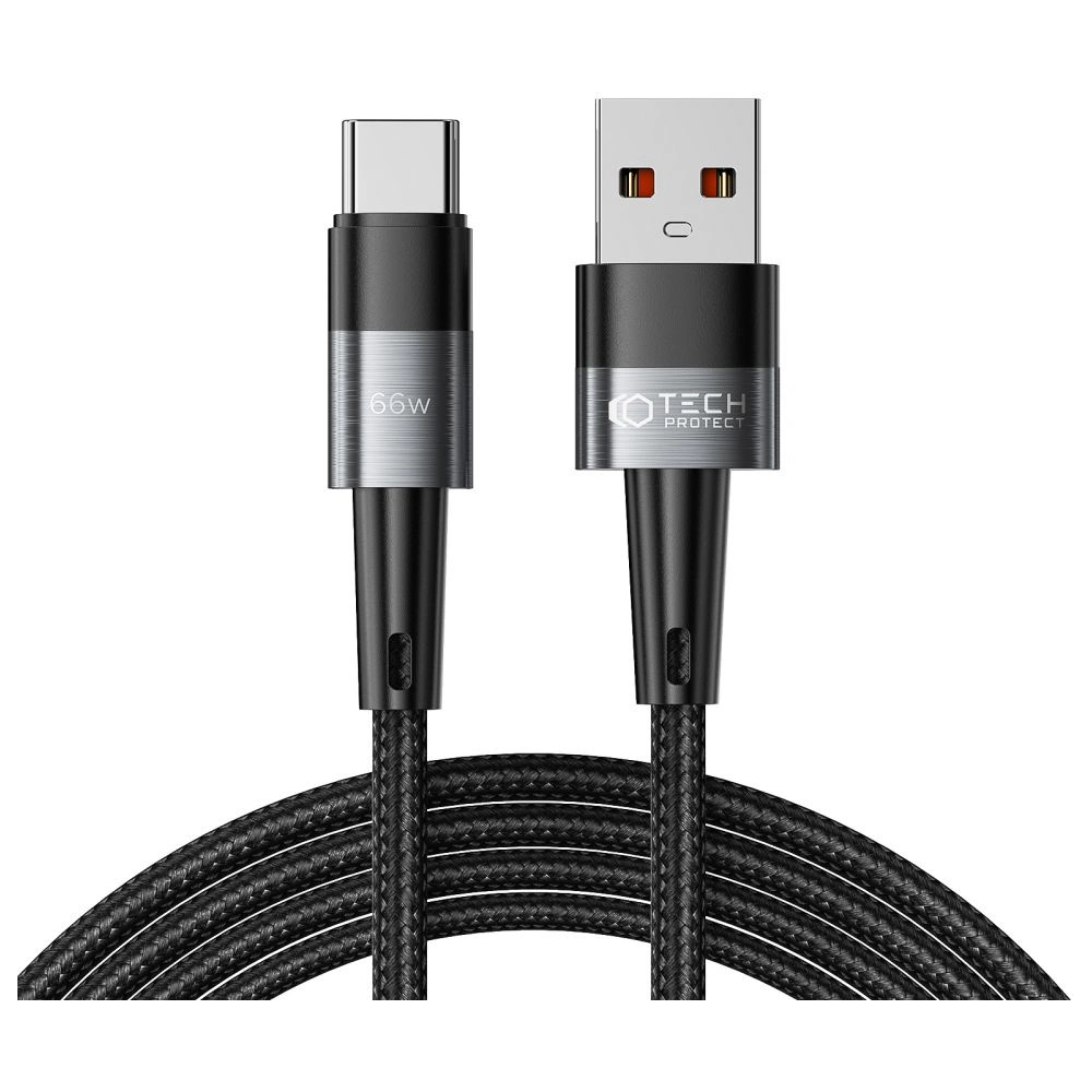 Hurtownia GSM - Cablul Tech-Protect Ultraboost USB-A/USB-C 66W 6A 200cm Gri - THP2027 - {ean13} - Hurt