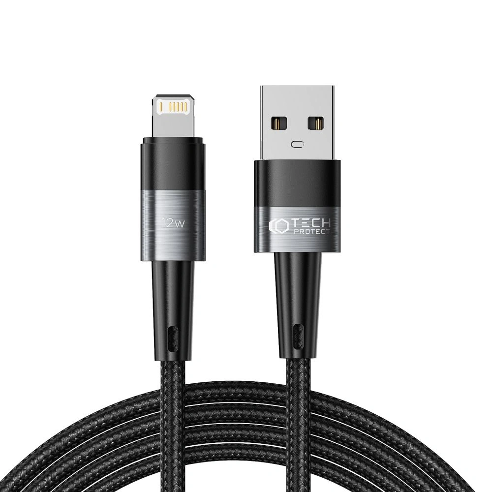 Hurtownia GSM - Kábel Tech-Protect Ultraboost USB-A/Lightning 12W 2.4A 200cm Szürke - THP2030 - {ean13} - Hurt