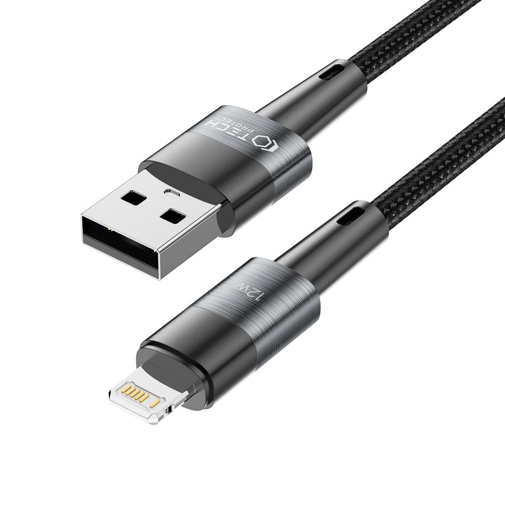Hurtownia GSM - Kábel Tech-Protect Ultraboost USB-A/Lightning 12W 2.4A 200cm Szürke - THP2030 - {ean13} - Hurt