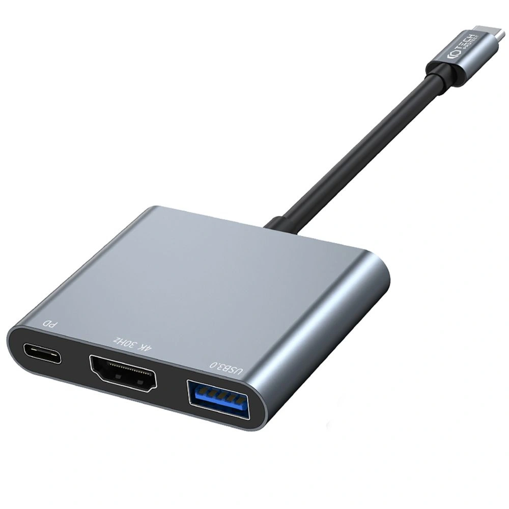 Hurtownia GSM - Adapter Tech-Protect V1-hub 3in1 Grey - THP2033 - {ean13} - Hurt