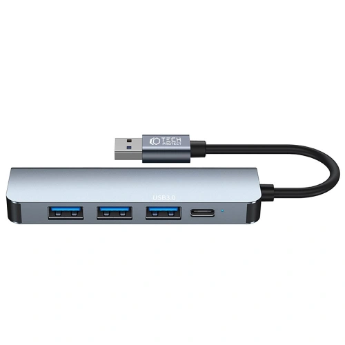Adapter Tech-Protect V0-hub 5in1 Grey