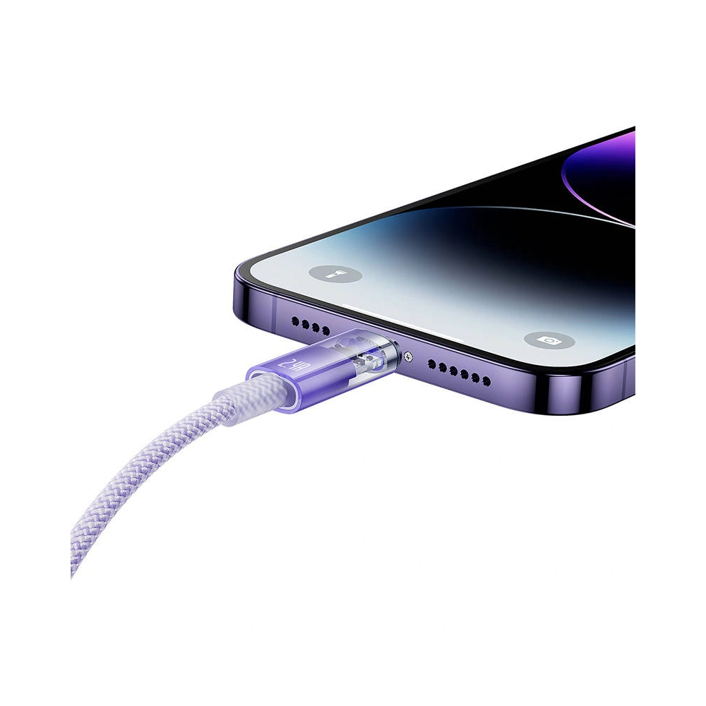 Hurtownia GSM - Kábel Baseus Explorer Series USB-A/Lightning 2.4A 1m (lila) - BSU4276 - {ean13} - Hurt