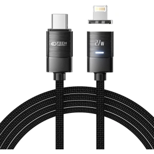 Kabel Tech-Protect Ultraboost Magnetic USB-C/Lightning PD 27W 3A 200cm Schwarz