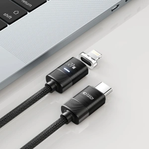 Kabel Tech-Protect Ultraboost Magnetic USB-C/Lightning PD 27W 3A 200cm Schwarz