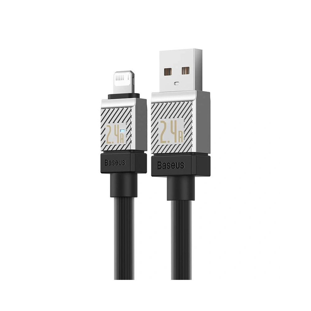 Hurtownia GSM - Cablul Baseus CoolPlay Series USB-A/Lightning, 2.4A 2m (negru) - BSU4277 - {ean13} - Hurt