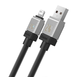 Kabel Baseus CoolPlay Series USB-A/Lightning, 2.4A 2m (czarny)