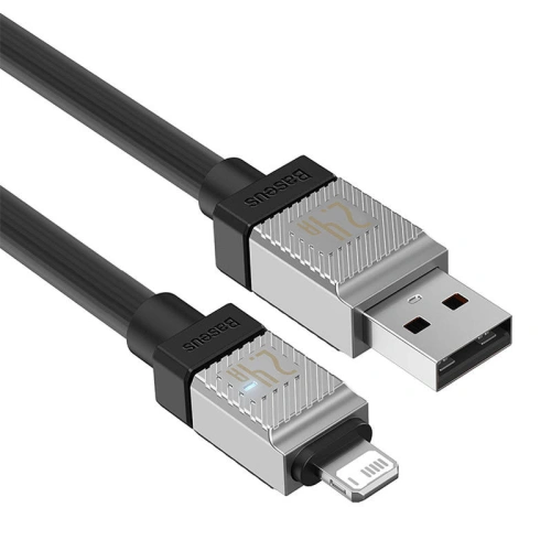 Kabel Baseus CoolPlay Series USB-A/Lightning, 2.4A 2m (czarny)