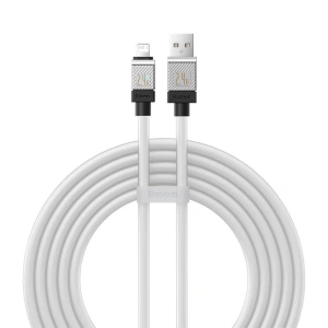 Kabel Baseus CoolPlay Series USB-A/Lightning, 2.4A 2m (biały)