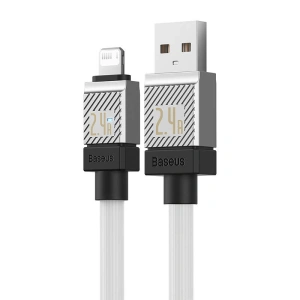 Kabel Baseus CoolPlay Series USB-A/Lightning, 2.4A 2m (biały)