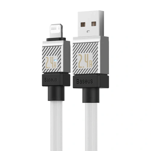 Kabel Baseus CoolPlay Series USB-A/Lightning, 2.4A 2m (biały)