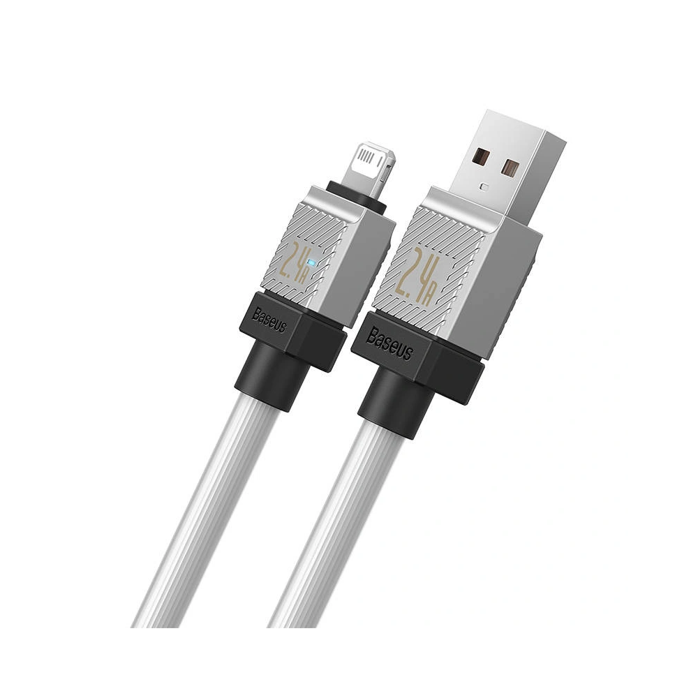 Hurtownia GSM - Cablu Baseus CoolPlay Series USB-A/Lightning, 2.4A 2m (alb) - BSU4278 - {ean13} - Hurt