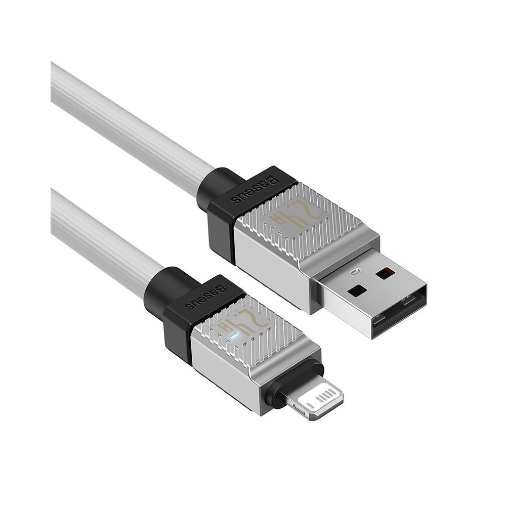 Hurtownia GSM - Cablu Baseus CoolPlay Series USB-A/Lightning, 2.4A 2m (alb) - BSU4278 - {ean13} - Hurt