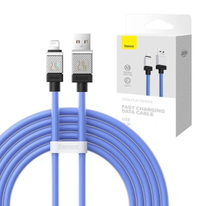 Kabel Baseus CoolPlay Series USB-A/Lightning, 2.4A 2m (niebieski)