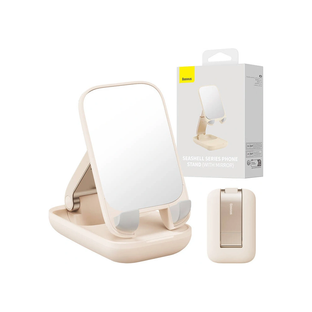 Hurtownia GSM - Urmă de birou Baseus Suport pliabil pentru telefon Mirror (roz deschis) - BSU4280 - {ean13} - Hurt