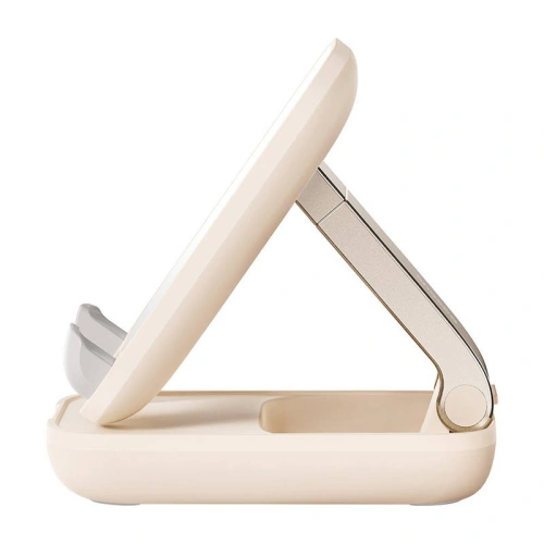Uchwyt biurkowy Baseus Folding Phone Stand Mirror (jasny róż)