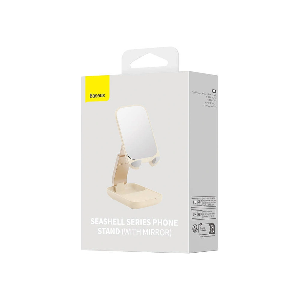 Wholesale Baseus Folding Phone Stand Mirror (light pink) - BSU4280 - {ean13} - Hurt
