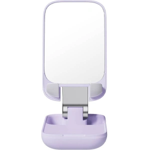 Uchwyt biurkowy Baseus Folding Phone Stand Mirror (fioletowy)