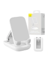 Următorul suport de birou Baseus pentru telefon pliabil (alb)