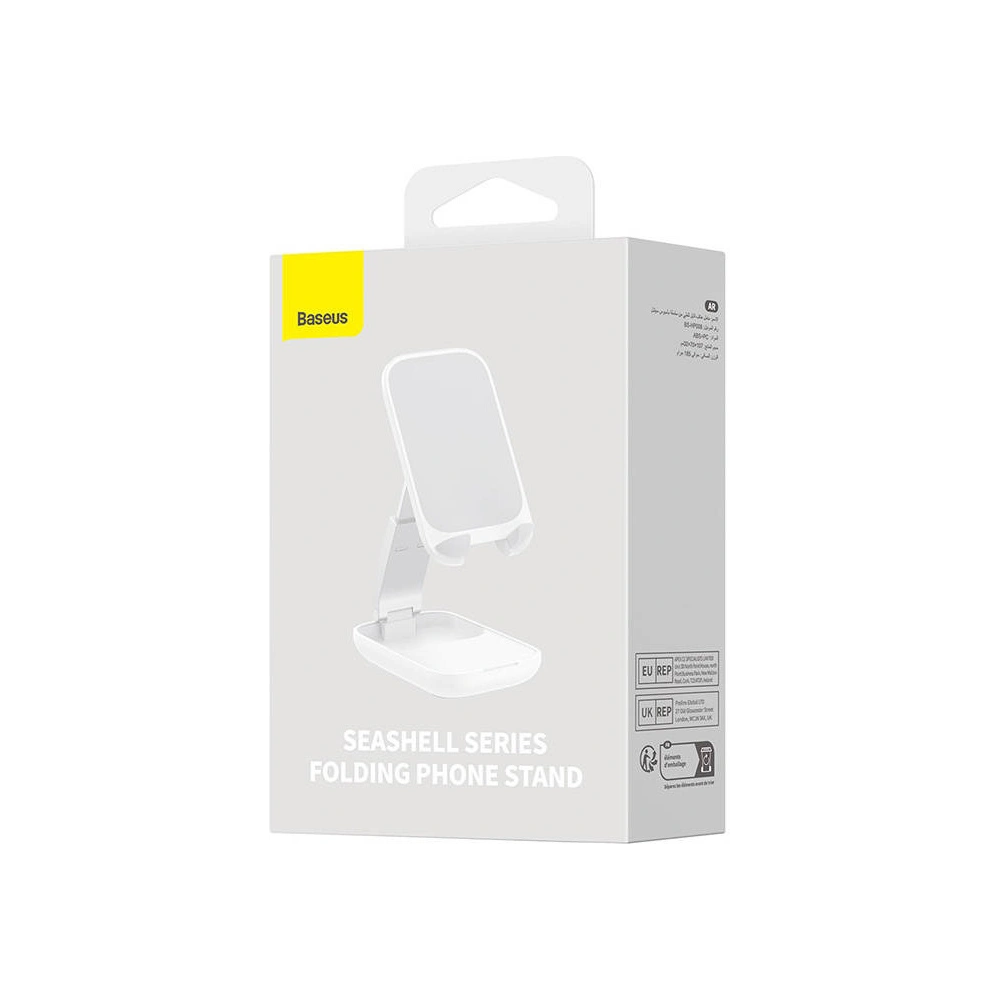 Hurtownia GSM - Următorul suport de birou Baseus pentru telefon pliabil (alb) - BSU4283 - {ean13} - Hurt