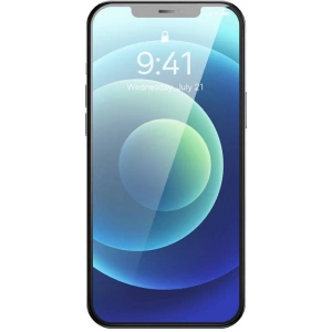 Szkło hartowane Baseus 0.4mm Corning HD Apple iPhone 12/12 Pro + zestaw czyszczący