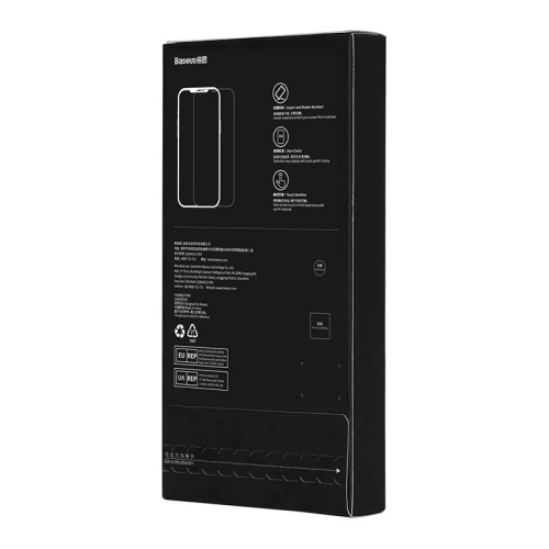 Szkło hartowane Baseus 0.4mm Corning HD Apple iPhone 12 Pro Max + zestaw czyszczący