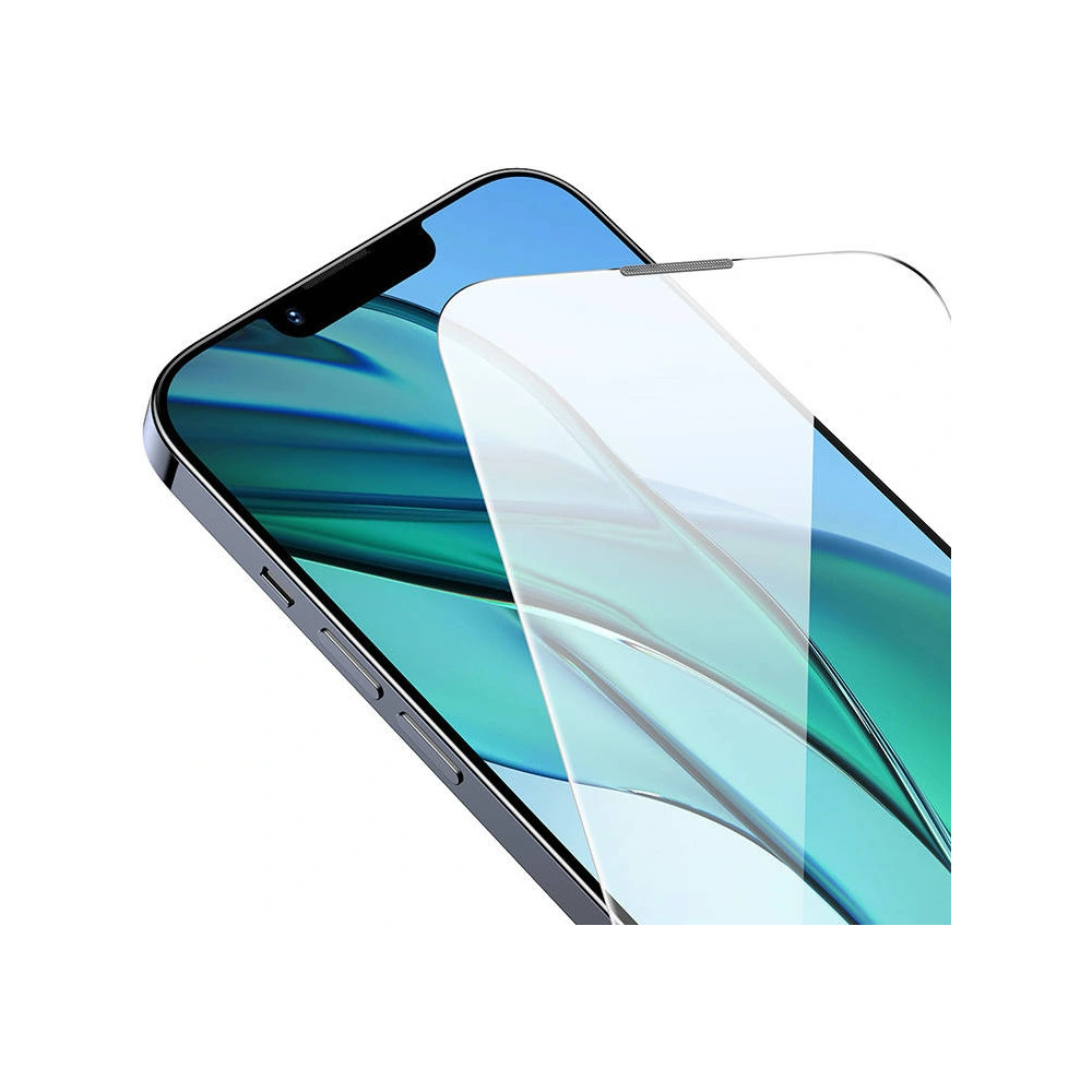 Hurtownia GSM - Edzett üveg Baseus 0.4mm Corning HD Apple iPhone 14/13/13 Pro + tisztító készlet - BSU4291 - {ean13} - Hurt