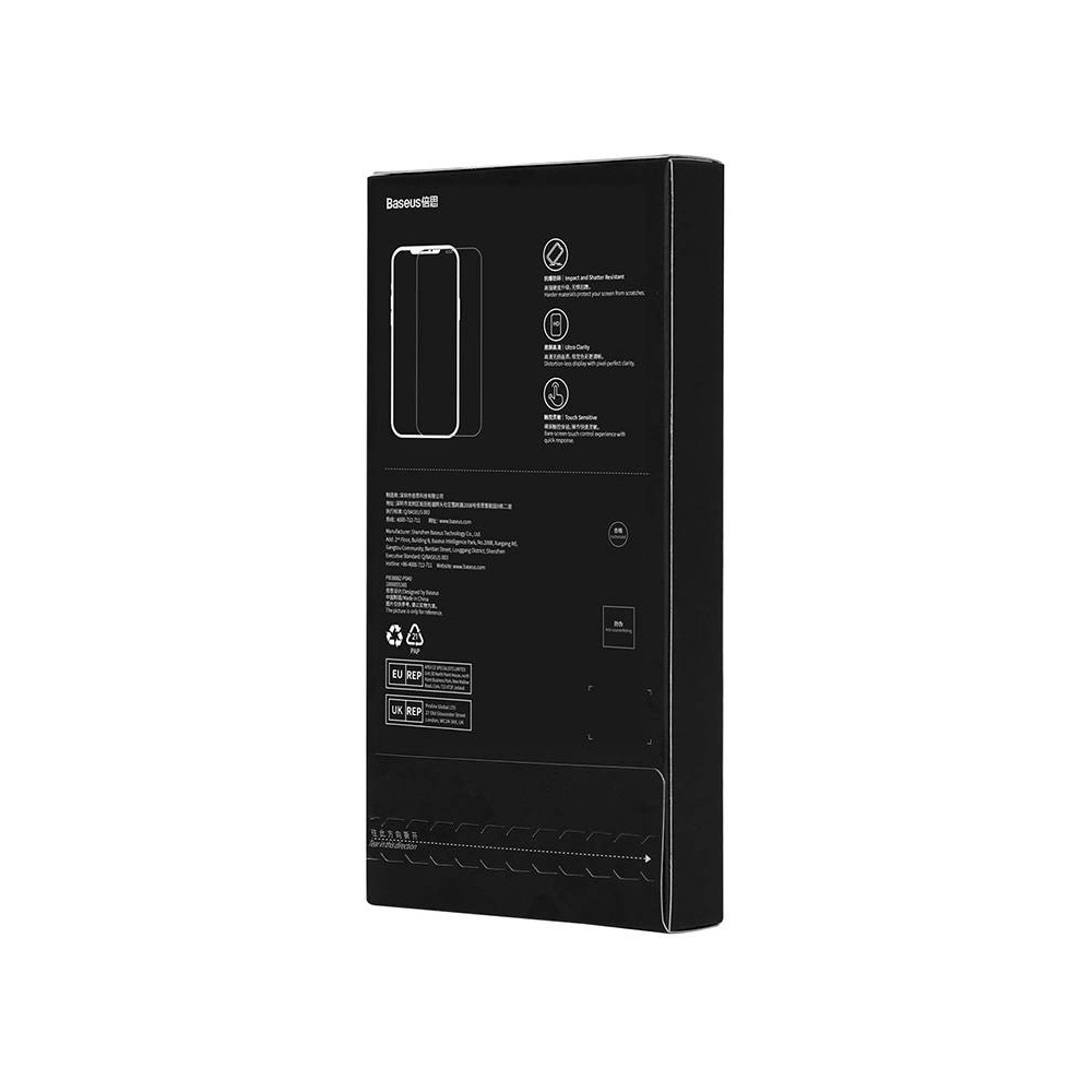 Hurtownia GSM - Edzett üveg Baseus 0.4mm Corning HD Apple iPhone 14/13/13 Pro + tisztító készlet - BSU4291 - {ean13} - Hurt