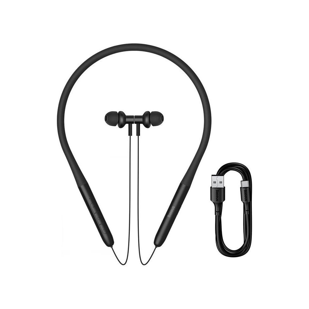 Hurtownia GSM - Bezdrátová sluchátka Baseus Bowie P1x In-ear Neckband Bluetooth 5.3 Černé - BSU4293 - {ean13} - Hurt