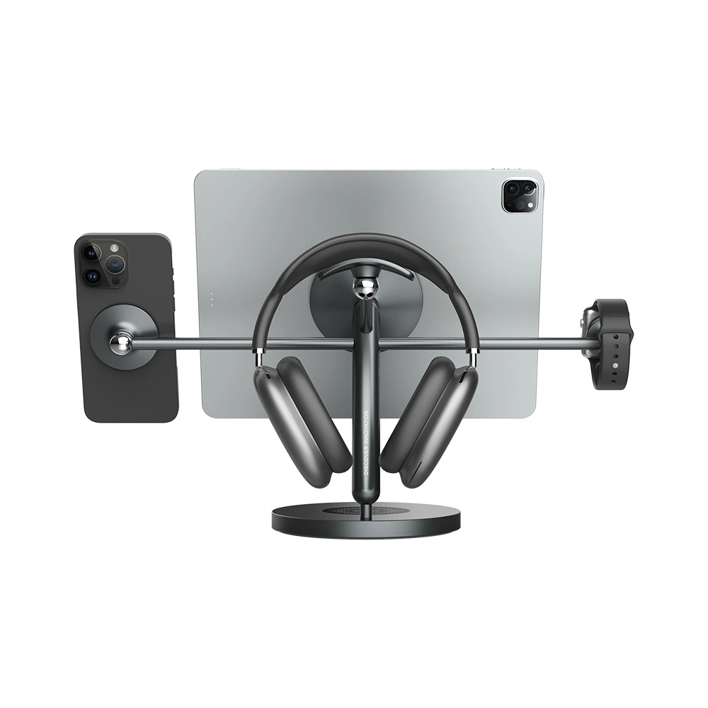 Hurtownia GSM - Urmărește cu atenție suportul multifuncțional pentru birou Nillkin Snapbranch Modular Device Station Gray/Szary. - NLK1145 - {ean13} - Hurt