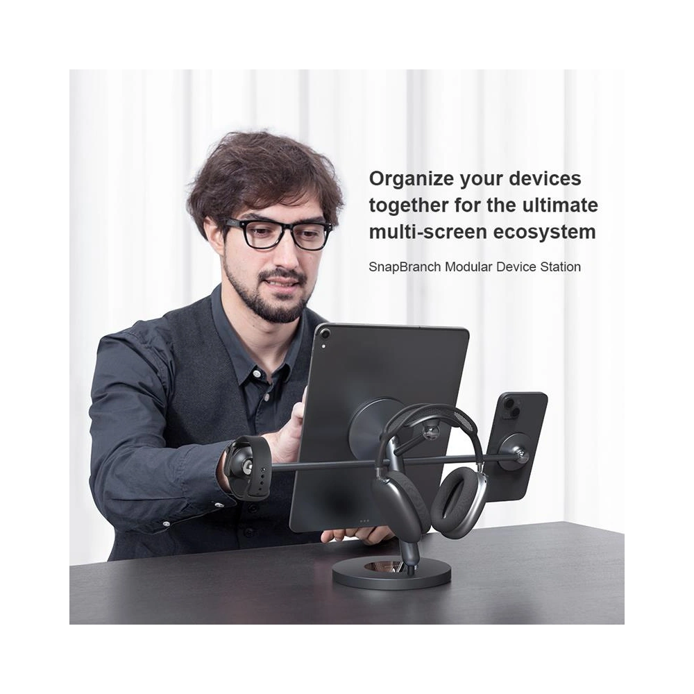 Hurtownia GSM - Urmărește cu atenție suportul multifuncțional pentru birou Nillkin Snapbranch Modular Device Station Gray/Szary. - NLK1145 - {ean13} - Hurt