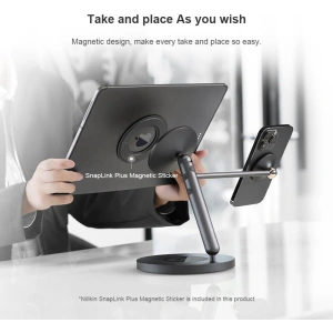 Hurtownia GSM - Urmărește cu atenție suportul multifuncțional pentru birou Nillkin Snapbranch Modular Device Station Gray/Szary. - NLK1145 - {ean13} - Hurt