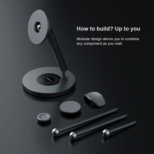 Wielofunkcyjny uchwyt biurkowy Nillkin Snapbranch Modular Device Station Gray/Szary